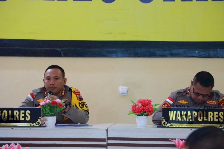 Anev Polres Sikka: Penekanan Penanganan Kasus, Persiapan HUT RI dan Event Internasional