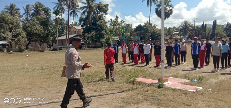 Semangat Nasionalisme, 70 Siswa SMA Negeri 1 Nita Ikuti Latihan Paskibra Tingkat Kecamatan Nita