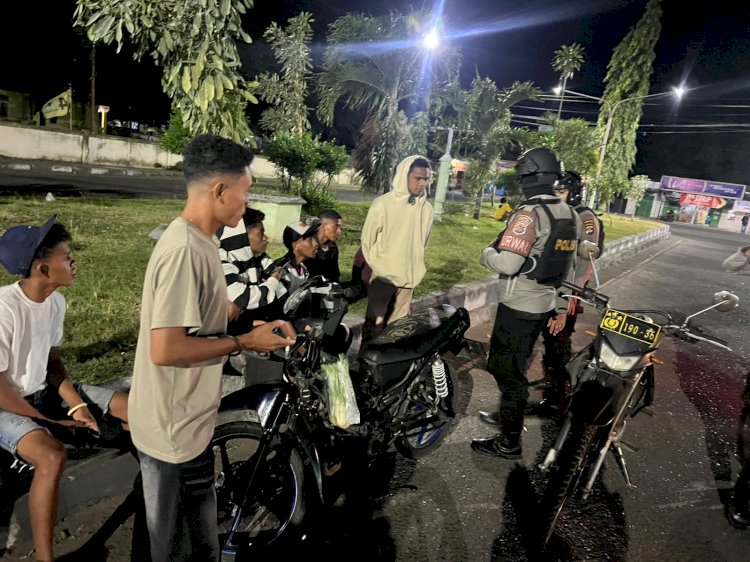 Polres Sikka Gencarkan Patroli Perintis Presisi dan Lampu Biru, Wujudkan Kamtibmas dan Kamseltibcarlantas yang Kondusif