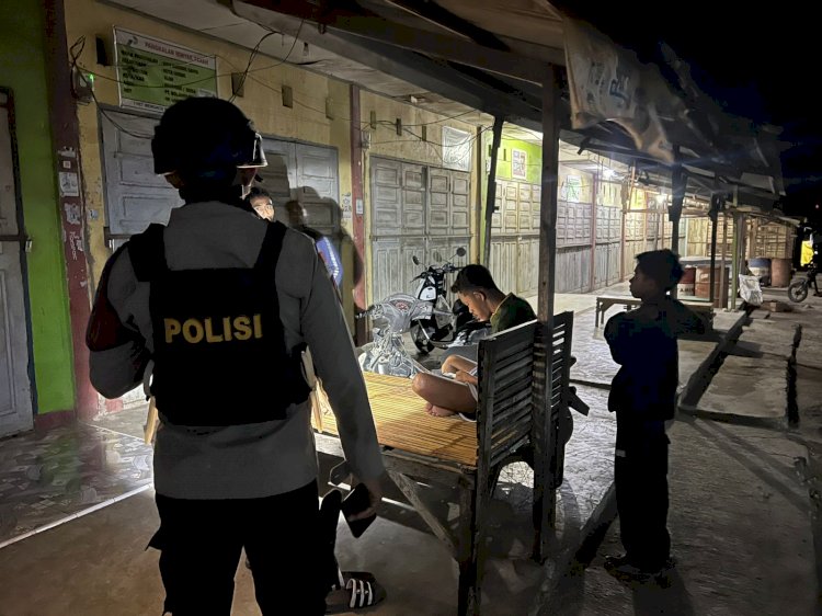 Unit Turjawali Sat Samapta Polres Sikka Gelar Patroli Perintis Presisi, Ciptakan Malam Aman dan Kondusif