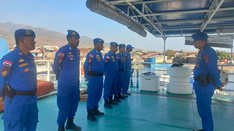 Sat Polairud Polres Sikka Perketat Monitoring Aktivitas Nelayan di Tengah Cuaca Ekstrem