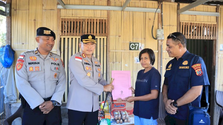 Wujud Apresiasi dan Dukungan: Kapolres Sikka Polda NTT Kunjungi Orang Tua Anggota Paskibraka Nasional