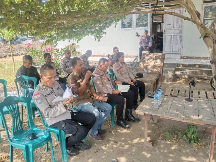 Dukung Stabilitas Pangan, Polres Sikka Hadiri Arahan Wadir Shabara Polda NTT Lewat Zoom Meeting