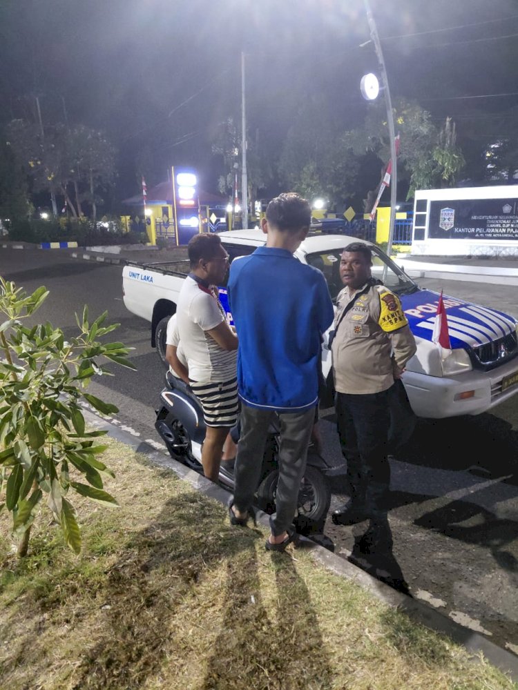 “Cegah Gangguan Kamtibmas, Polres Sikka Gencarkan Patroli Malam di Sejumlah Titik Strategis”
