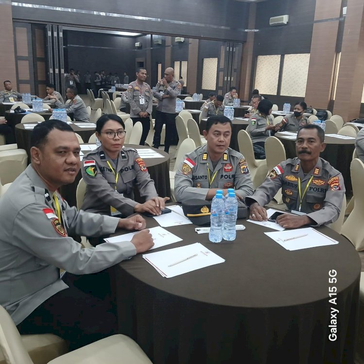 Rakernis Bag SDM Polda NTT 2025 Angkat Tema SDM Unggul, Adaptif, dan Berintegrasi