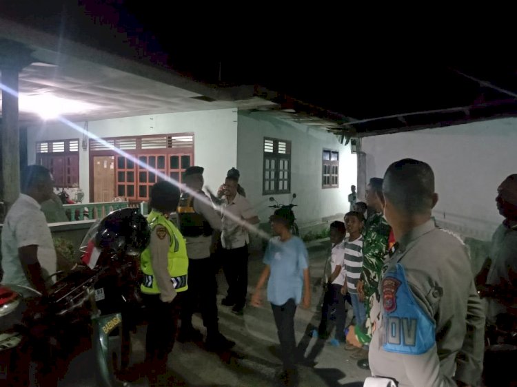 Jajaran Polres Sikka Polda NTT Bersama Kodim 1603 Sikka Gelar Patroli Cipkon Demi Jaga Stabilitas Keamanan Wilayah Sikka
