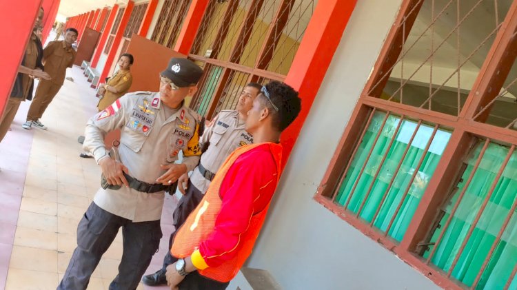 SPKT Regu II Polres Sikka Laksanakan Patroli Harkamtibmas di Wilayah Kota Maumere