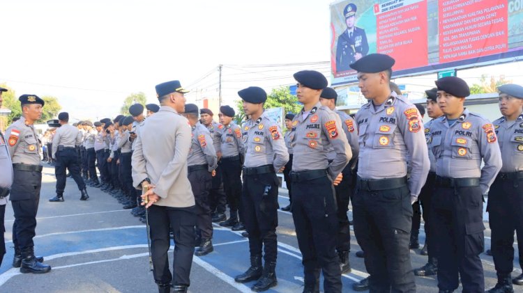 “Apel Siaga: Polres Sikka Polda NTT Pastikan Pengamanan Aksi Damai Tanpa Represif”