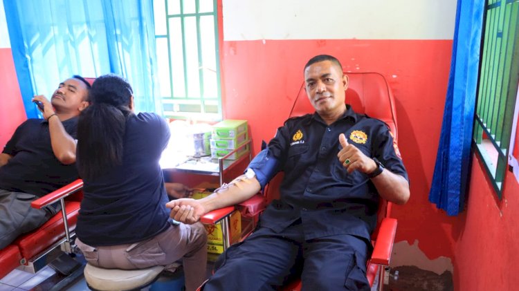 “Setetes Darah, Sejuta Harapan: Polres Sikka Polda NTT Warnai HUT Humas Polri dengan Aksi Kemanusiaan”