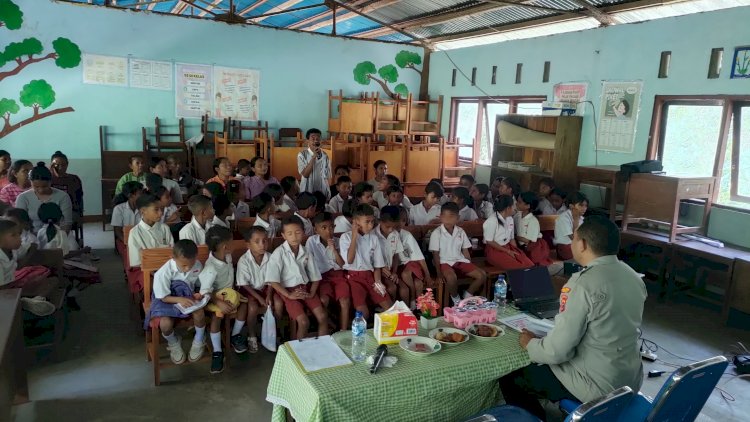 Polsek Paga Polres Sikka Gencarkan Sosialisasi Cegah Bullying dan Kekerasan Terhadap Anak di SDI Welafole