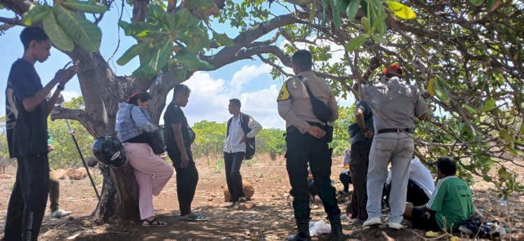 “Sinergi Polri dan BPN Sikka, Pengukuran Tanah di Wuring Berlangsung Kondusif”