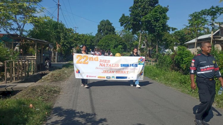 “Ribuan Langkah Kebersamaan di Dies Natalis ke-22 SMA Negeri 1 Nita Maumere”