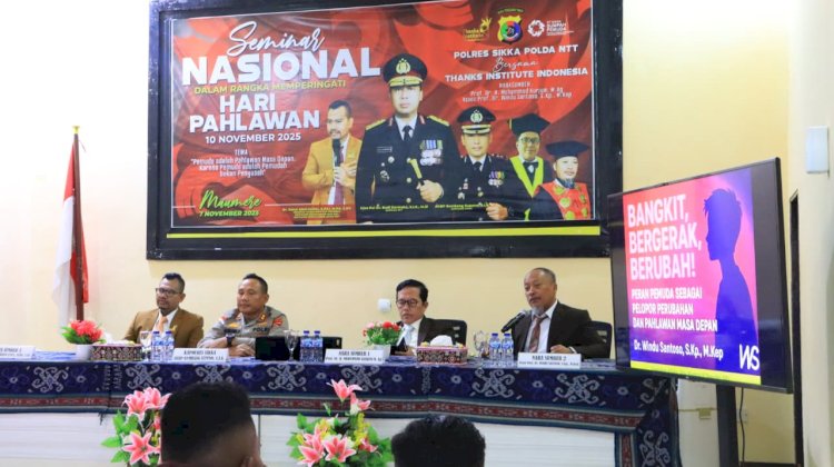 Seminar Nasional Polres Sikka Polda NTT: Menyulut Api Kepahlawanan di Dada Pemuda