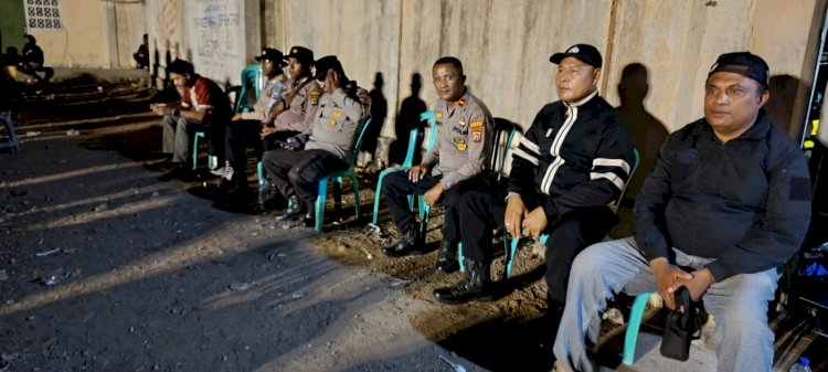Di Balik Sorak Penonton, Polres Sikka Polda NTT Tegak Siaga Amankan Turnamen Voli Bupati Cup I 2025