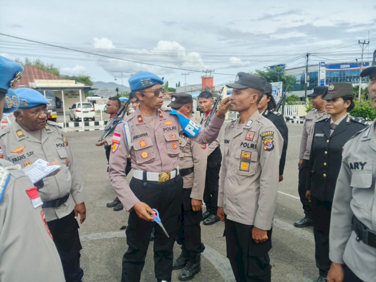 Tegakkan Disiplin, Propam Polda NTT Gelar Ops Gaktibplin di Polres Sikka
