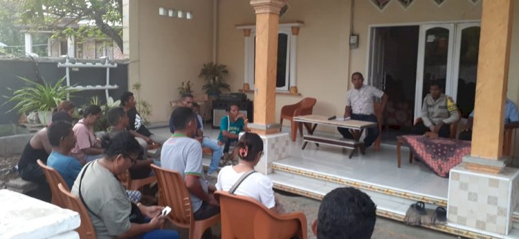 Pelaku Mengaku, Forum Adat Berbicara: Bhabinkamtibmas Datang Membawa Damai