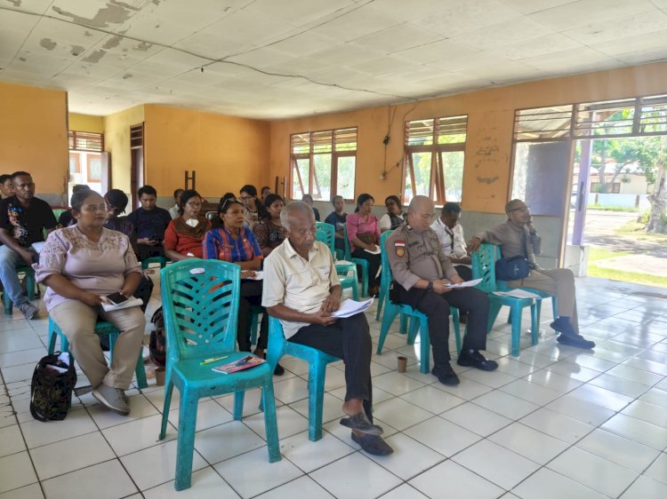 Dukung Program MBG Presiden Prabowo, Polsek Alok Polres Sikka Polda NTT Kawal Rakor Yayasan Makmur Sejahtera Indonesia