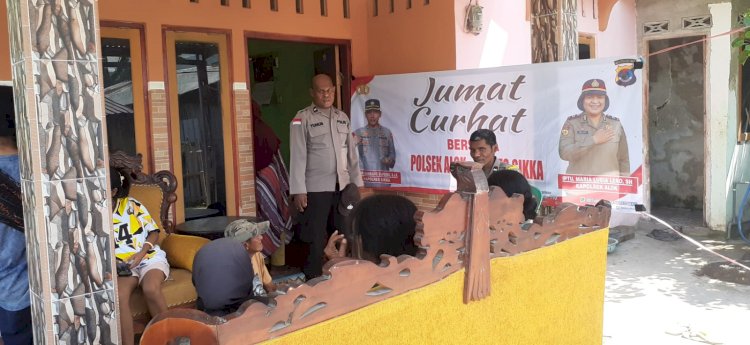 Polsek Alok Polres Sikka Tingkatkan Pelayanan Lewat Jum’at Curhat, Bhabinkamtibmas Kabor Perkuat Kamtibmas Jelang Nataru