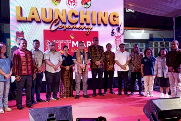 Pengamanan Terpadu Polres Sikka Polda NTT Warnai Peresmian NTT Mart Dekranasda Kabupaten Sikka