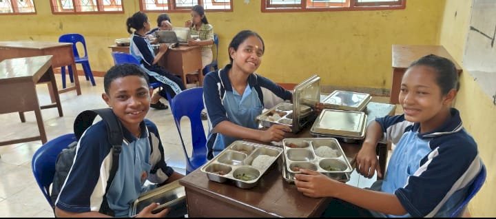 Dari PAUD hingga Posyandu, Program Makan Bergizi Gratis Presiden RI Sukses Digelar di Sikka