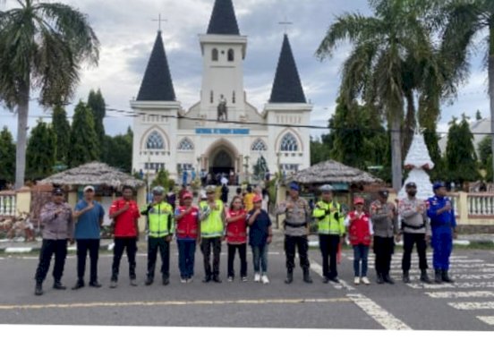 Polres Sikka Polda NTT Pastikan Keamanan, Misa Penutupan Tahun Yubelium 2025 Berlangsung Khidmat Tanpa Gangguan