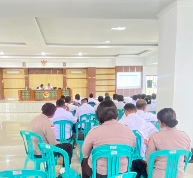 Melalui Rapat Koordinasi, Pemkab Sikka Satukan Langkah Kendalikan DBD, Malaria, dan Rabies