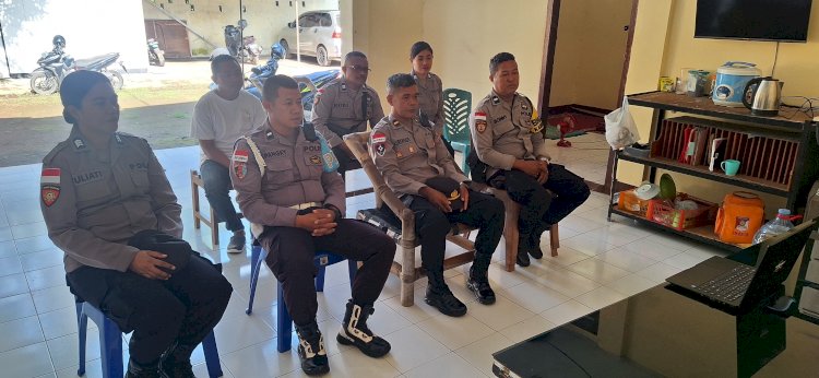 Bangun Polisi Berkarakter, Polsek Jajaran Polres Sikka Polda NTT Rutin Asah Spiritualitas