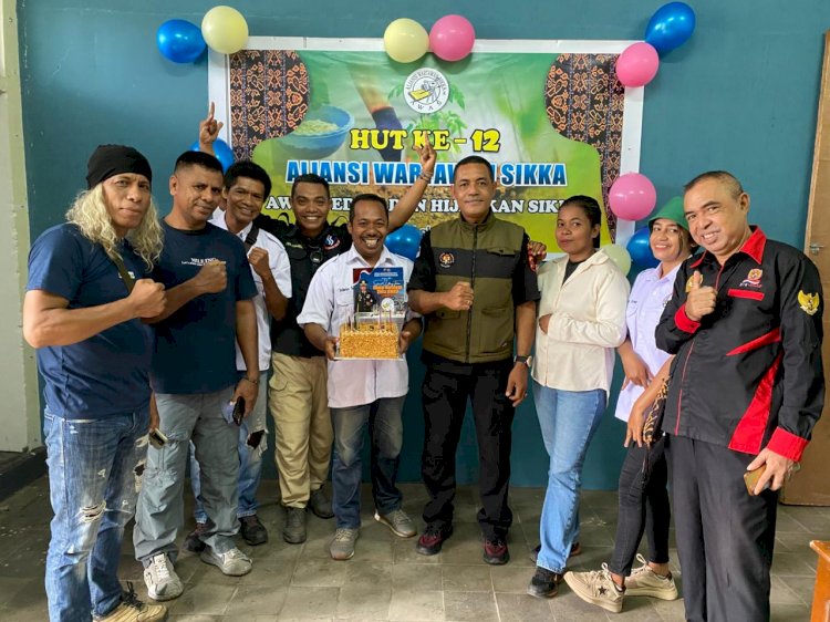 HUT AWAS ke-12, Kapolres Sikka Perkuat Kemitraan Strategis dengan Insan Pers