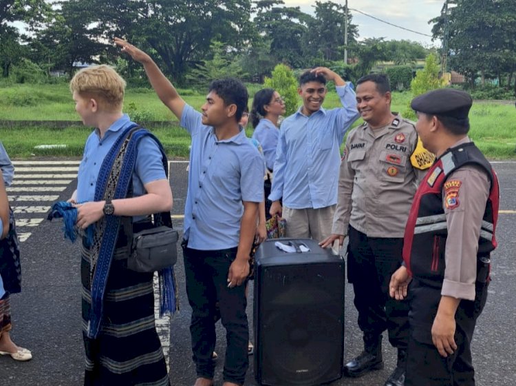 Empat Polsek Bergerak Bersama, Polres Sikka Polda NTT Kirim Sinyal Tegas Lawan Gangguan Kamtibmas