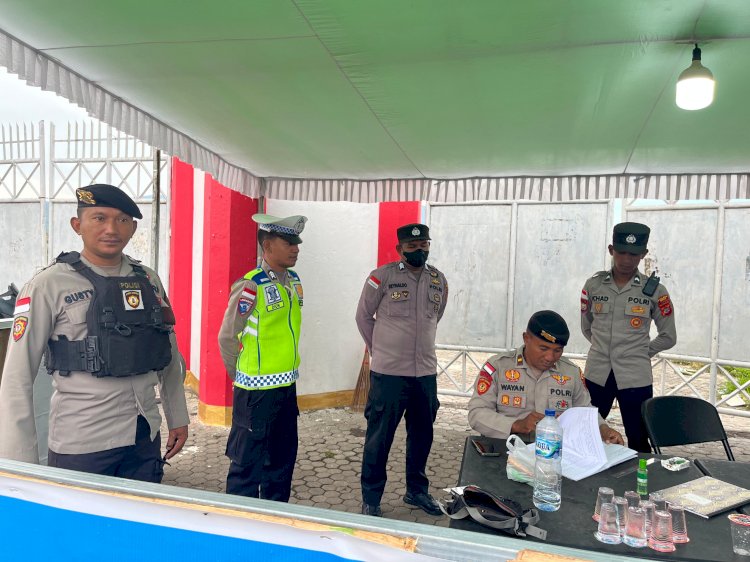 Polres Sikka Siaga, Semua Titik Strategis Aman dan Kondusif Jelang Idul Fitri 1447 H