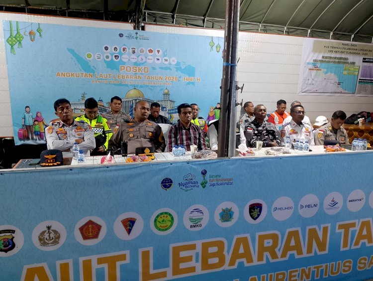 Zoom Meeting Kapolri, Polres Sikka Ikuti Arahan dan Matangkan Strategi Pengamanan Idul Fitri