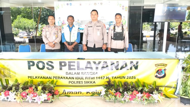 “Gelora, Pelabuhan, Beru, hingga Bandara Terjaga: Operasi Ketupat Turangga 2026 Pastikan Sikka Kondusif Tanpa Celah”