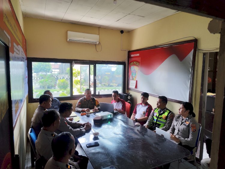 Penegasan Tegas Karendal Ops: Disiplin Personel dan Pengawasan Pos Jadi Sorotan dalam Anev Operasi Semana Santa Turangga 2026