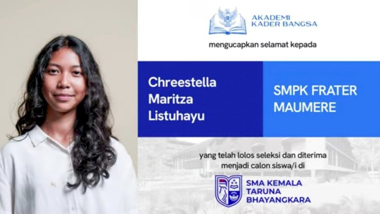 Dari Maumere Menuju Taruna Bhayangkara: Chreestella Maritza Listuhayu Tembus Seleksi Nasional, Satu-satunya Wakil NTT dari 17.921 Peserta
