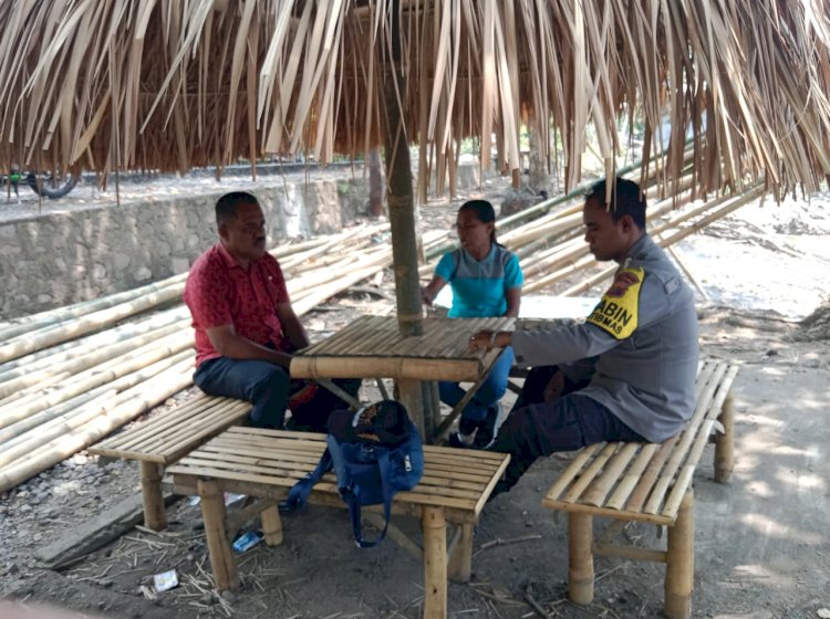 Bhabinkamtibmas Desa Hokor Intensifkan Sambang, Warga Watukrus Siap Bersinergi Jaga Kamtibmas