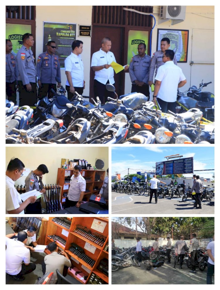 Audit Ketat hingga Malam Hari, Itwasda Polda NTT Pastikan Kesiapan dan Profesionalisme Polres Sikka