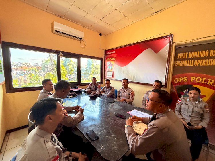 “Semangat dan Ketegasan  Perencanaan dan Eksekusi Jadi Nafas Satuan Operasional Polres Sikka dalam Menjaga Kondusivitas”
