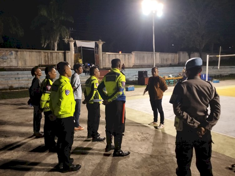 Gana Kewa Tampil Perkasa, Polres Sikka Kawal Ketat Babak 16 Besar Samador Memorial Cup 2026 Hingga Berakhir Aman dan Kondusif