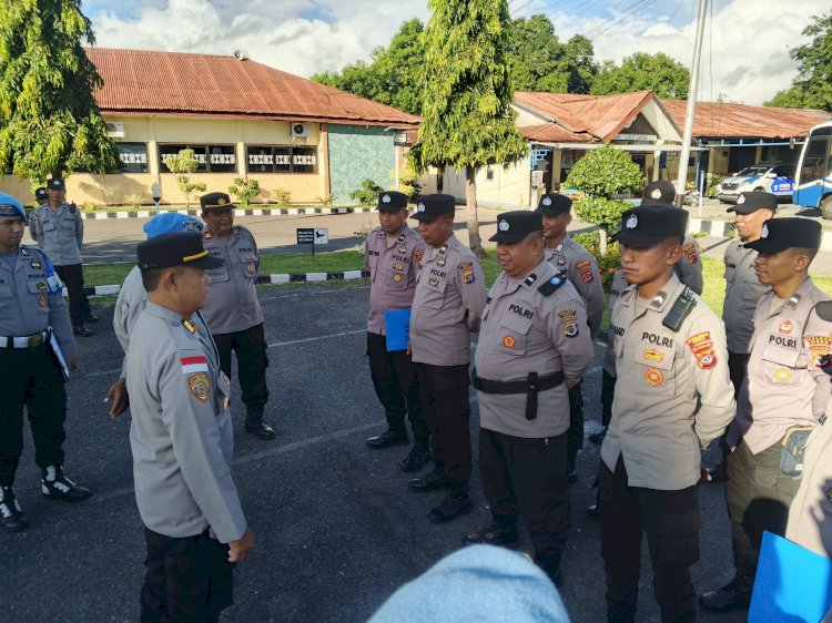 Disiplin Diperketat, Propam Bergerak Saat Apel Fungsi Polres Sikka: Tak Ada Ruang bagi Personel Lalai