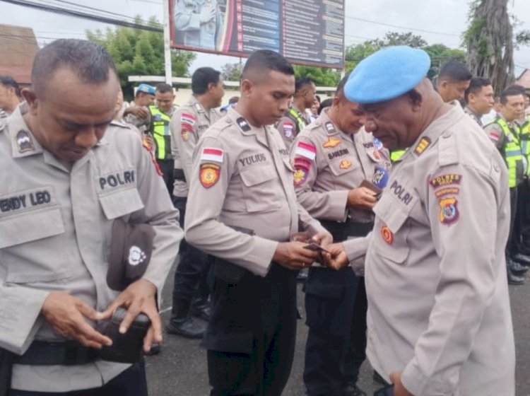 Propam Bergerak, Pelanggaran Dibidik: Polres Sikka Perketat Disiplin Internal Leawa Ops Gaktibplin