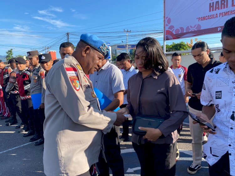 Jaga Kehormatan Korps, Propam Polres Sikka Gencarkan Gaktibplin dan Pengawasan Internal