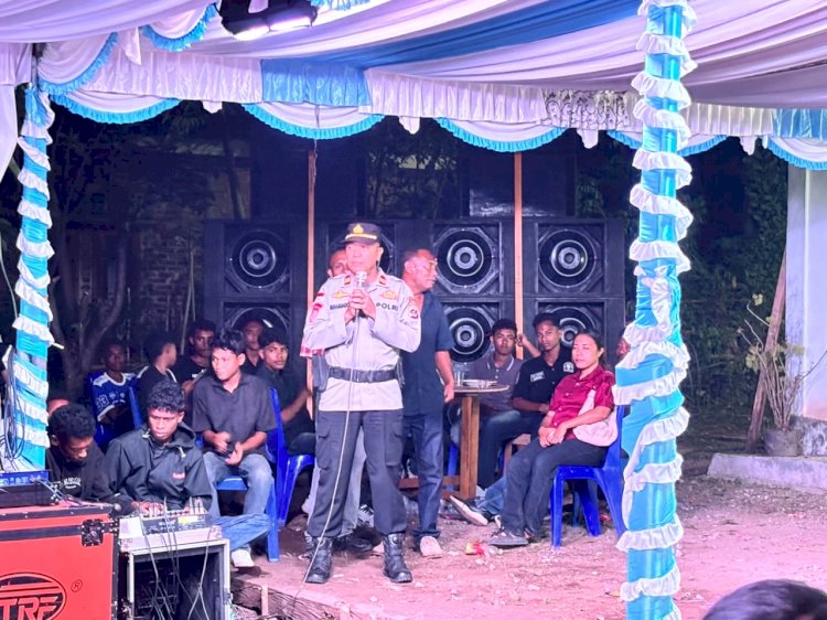 “KRYD Harkamtibmas Digelar Serentak, Polres Sikka Pastikan Perayaan Komuni Suci Pertama Aman”