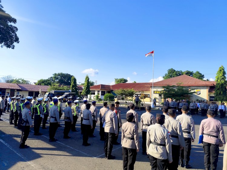 “Peningkatan Kualitas Tugas Jadi Atensi Wakapolres Sikka dalam Apel Pagi dan Jam Pimpinan”