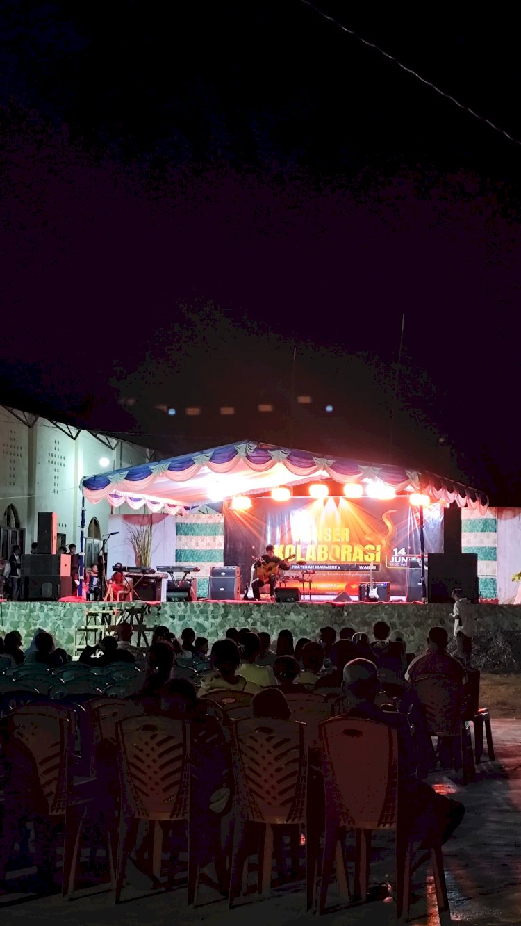 “Polsek Alok Polres Sikka Pastikan Konser Amal SMAK Frateran–Stasi Wailiti Berlangsung Aman dan Kondusif”