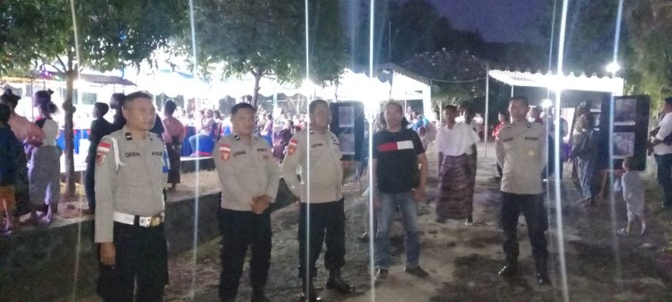Warisan Leluhur Dirayakan, Polsek Lela Polres Sikka Berdiri di Garda Pengamanan Festival Natar Sikka 2026