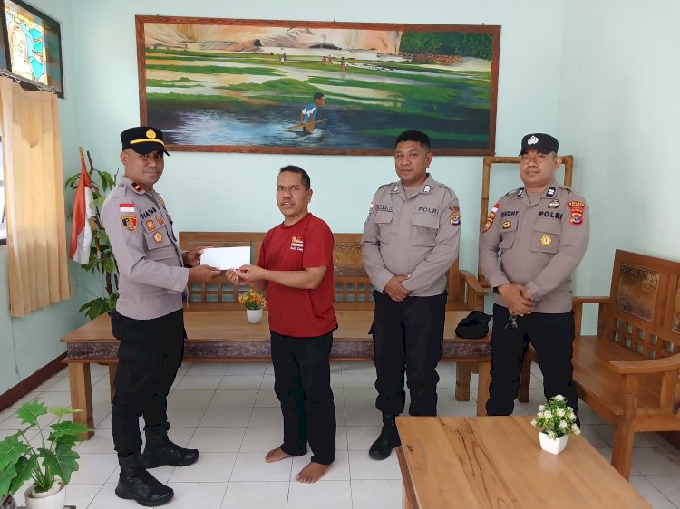 Polres Sikka Wujudkan Kepedulian Lintas Iman, Gereja Oekumene Salurkan Bantuan untuk Pembangunan Gereja Paga