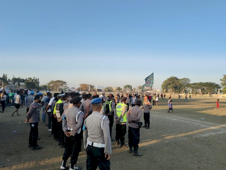 Persami Maumere Lolos ke Final Soeratin U-17, Pengamanan Ketat Polres Sikka Pastikan Laga Semifinal Berlangsung Kondusif