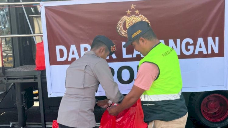 “Dapur Lapangan dan Siaga Logistik Polri Bergerak, Pastikan Personel dan Pengungsi Gempa Tak Kekurangan Makanan”