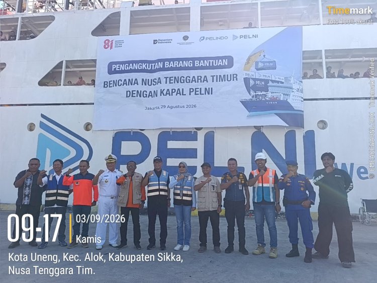 Flores NTT Tidak Sendiri: Di Tengah Bencana, Bantuan Terus Mengalir, Pengamanan dan Droping Bergerak Tanpa Henti