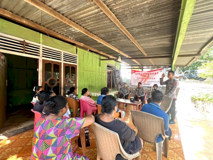 Jumat Curhat Polres Sikka: Merawat Komunikasi, Menjawab Keresahan, Memperkuat Kamtibmas